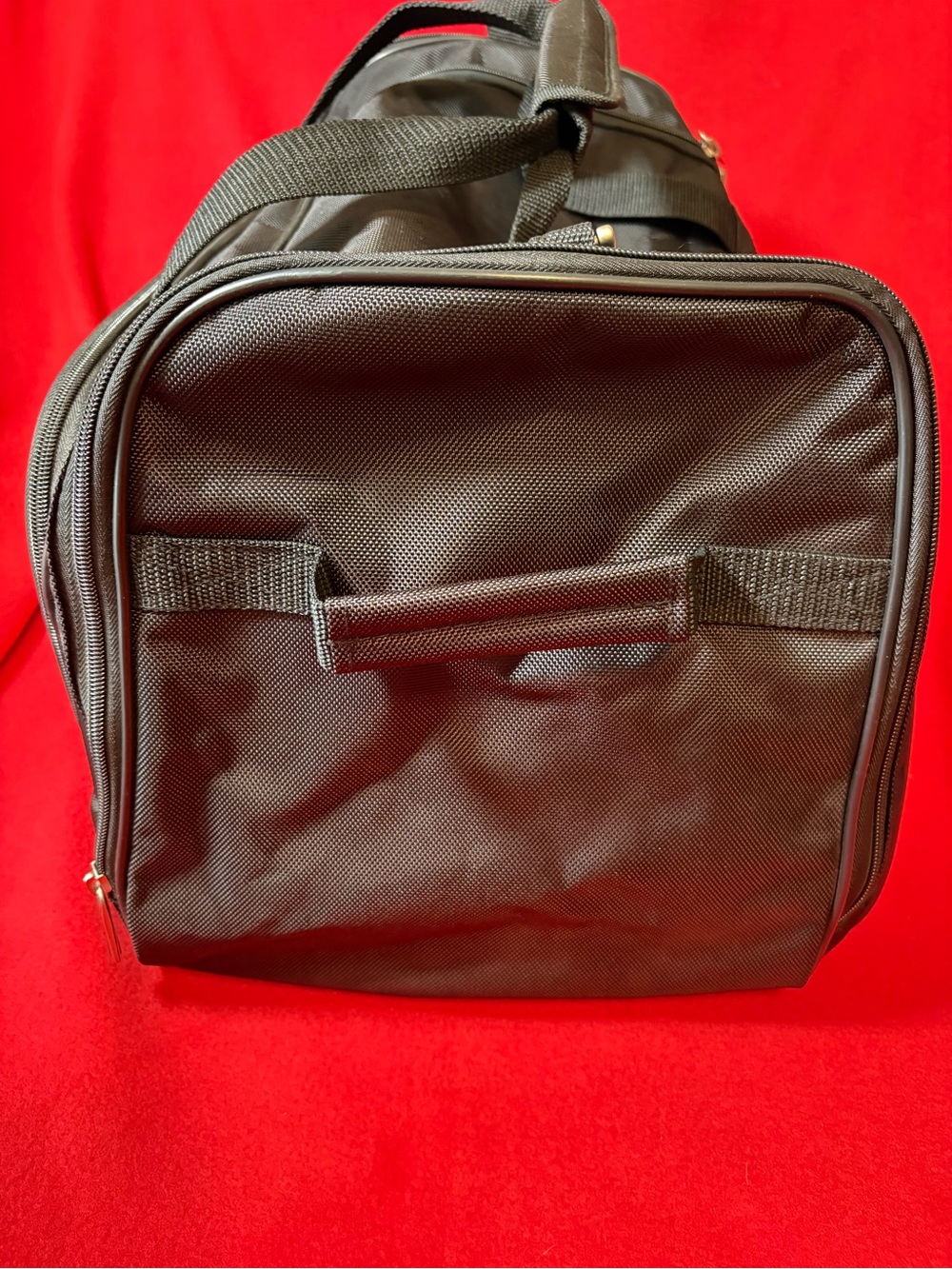 BMW M Sport Ballistic Nylon Duffel Travel Bag w/ Leather Luggage Tag - Picture 4 of 16